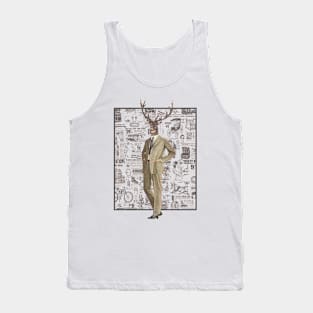 Retro Stag // Bilcos Designs Tank Top